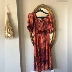 ANTHROPOLOGIE floral dress 🌿